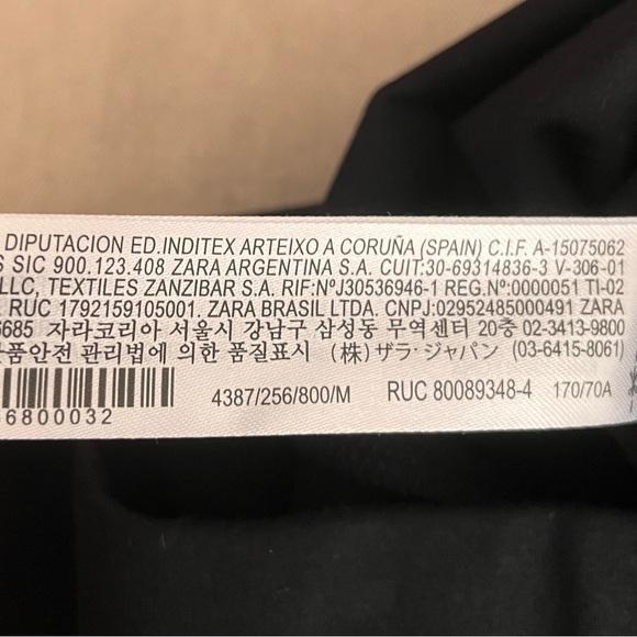 Zara Metal Button Black Legging - Picture 8 of 8